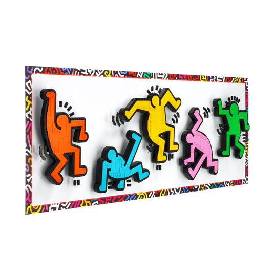 LEGO 31216 Keith Haring – Dancing Figures - Wall Mounted Display