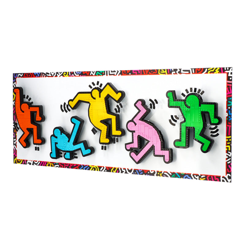 Load image into Gallery viewer, LEGO 31216 Keith Haring – Dancing Figures - Wall Mounted Display
