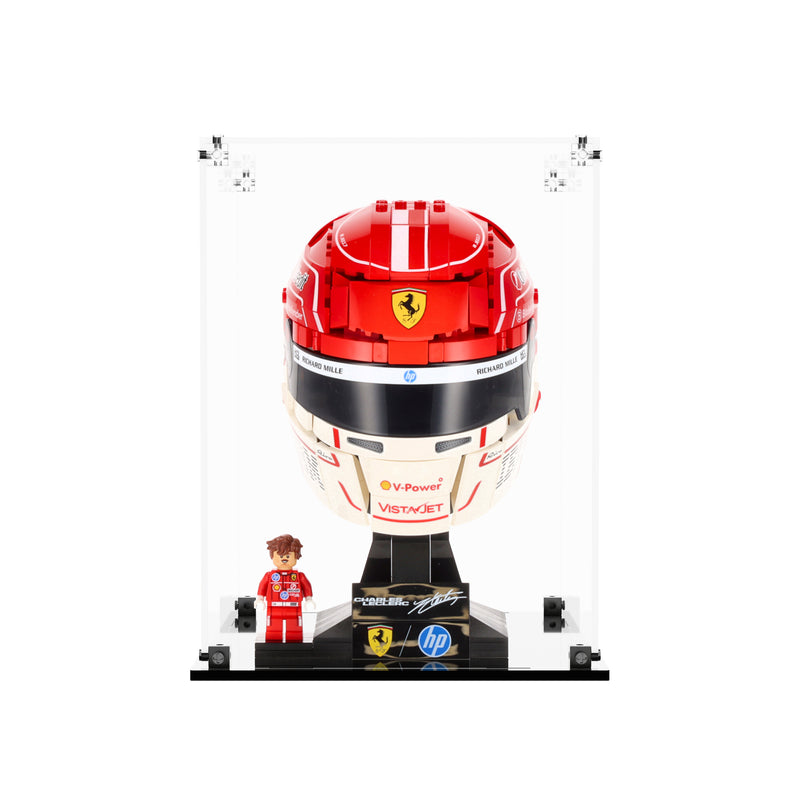 Load image into Gallery viewer, LEGO 43014 Scuderia Ferrari HP Charles Leclerc Helmet - Display Case
