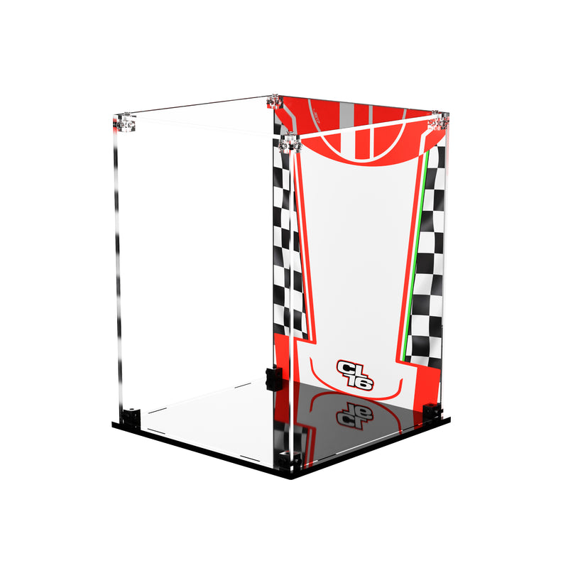 Load image into Gallery viewer, LEGO 43014 Scuderia Ferrari HP Charles Leclerc Helmet - Display Case
