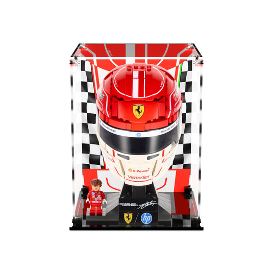 LEGO 43014 Scuderia Ferrari HP Charles Leclerc Helmet - Display Case