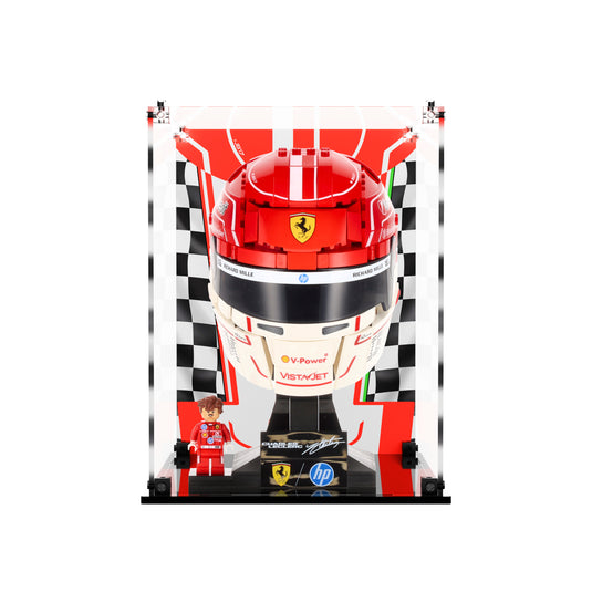LEGO 43014 Scuderia Ferrari HP Charles Leclerc Helmet - Display Case