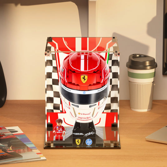 LEGO 43014 Scuderia Ferrari HP Charles Leclerc Helmet - Display Case