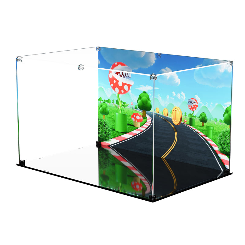 Load image into Gallery viewer, LEGO 72050 Mario Kart – Luigi &amp; Mach 8 - Display Case
