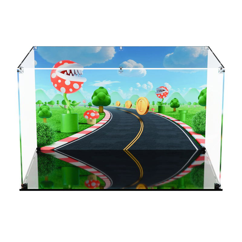 Load image into Gallery viewer, LEGO 72050 Mario Kart – Luigi &amp; Mach 8 - Display Case
