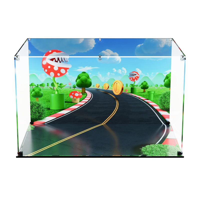Load image into Gallery viewer, LEGO 72050 Mario Kart – Luigi &amp; Mach 8 - Display Case
