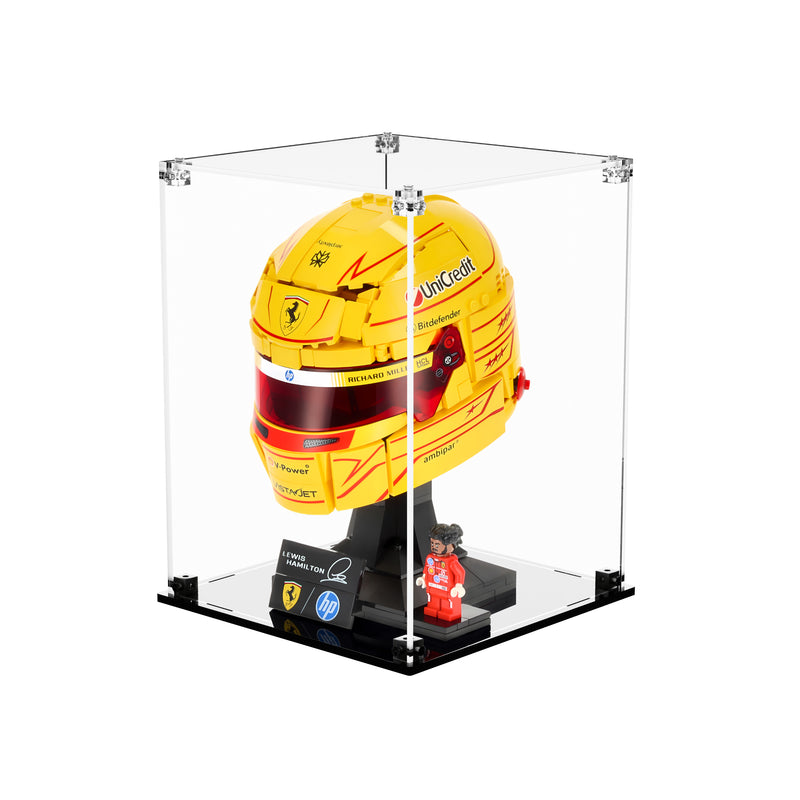 Load image into Gallery viewer, LEGO 43022 Scuderia Ferrari HP Lewis Hamilton Helmet - Display Case
