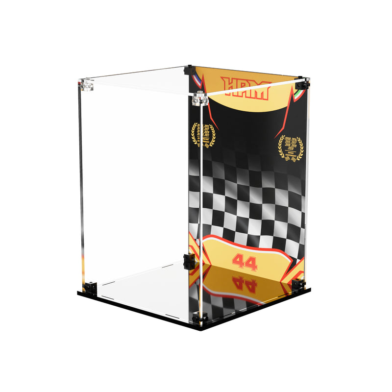 Load image into Gallery viewer, LEGO 43022 Scuderia Ferrari HP Lewis Hamilton Helmet - Display Case
