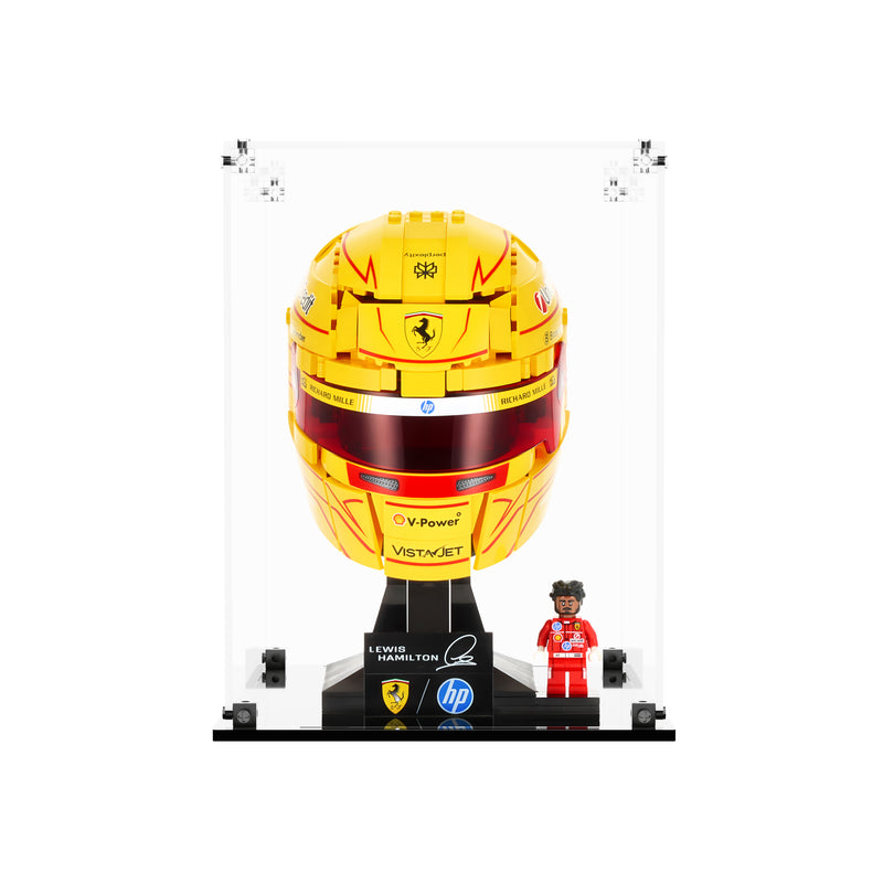 Load image into Gallery viewer, LEGO 43022 Scuderia Ferrari HP Lewis Hamilton Helmet - Display Case
