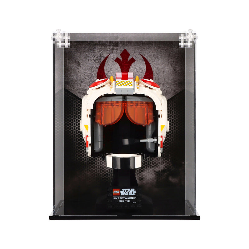 Load image into Gallery viewer, Lego 75327 Luke Skywalker (Red Five) Helmet - Display Case
