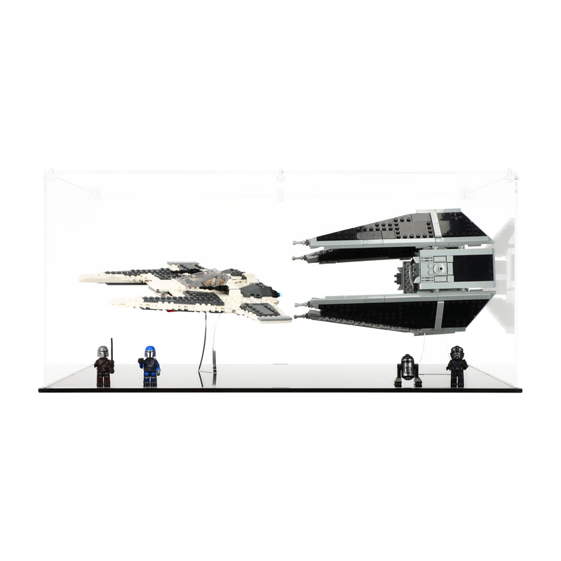 Load image into Gallery viewer, Lego 75348 Mandalorian Fang Fighter vs. TIE Interceptor - Display Case
