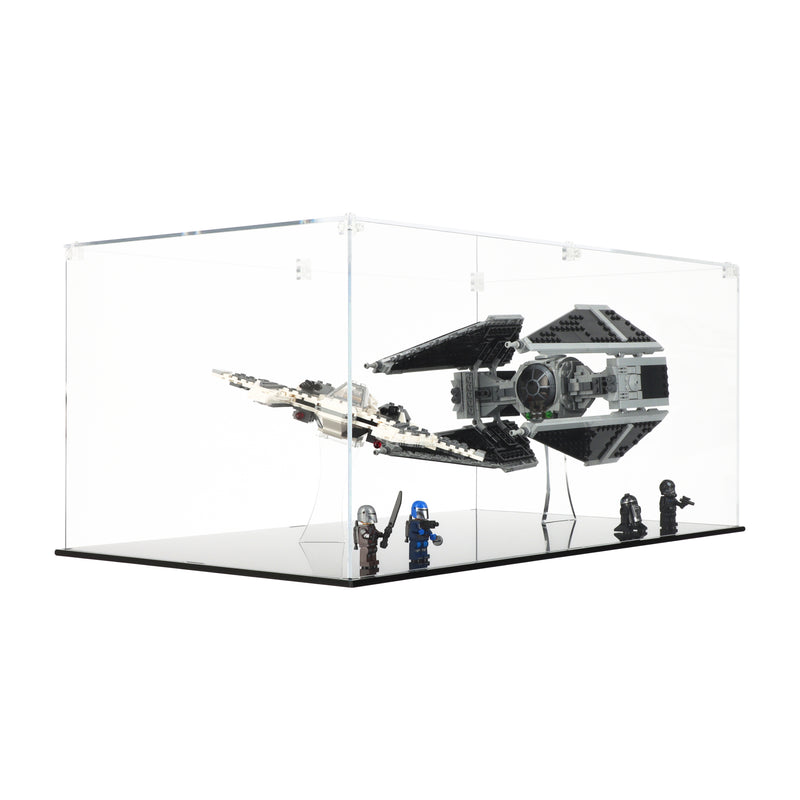 Load image into Gallery viewer, Lego 75348 Mandalorian Fang Fighter vs. TIE Interceptor - Display Case
