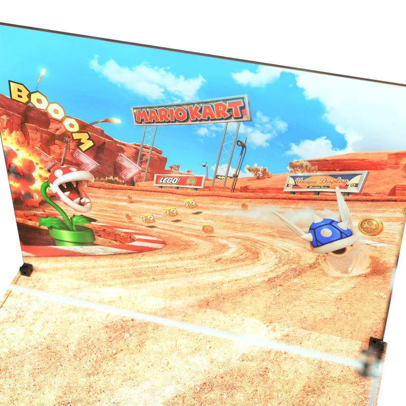 Load image into Gallery viewer, LEGO 72037 Mario Kart – Mario &amp; Standard Kart - Display Case
