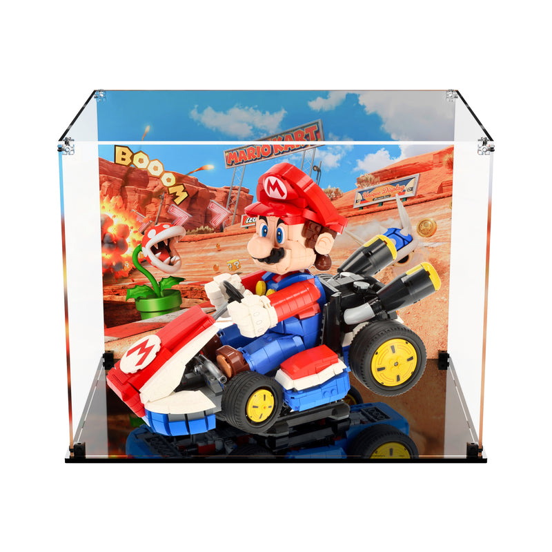 Load image into Gallery viewer, LEGO 72037 Mario Kart – Mario &amp; Standard Kart - Display Case
