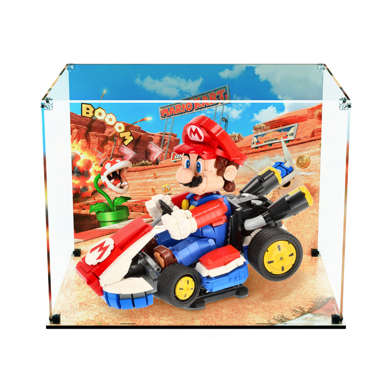 Load image into Gallery viewer, LEGO 72037 Mario Kart – Mario &amp; Standard Kart - Display Case
