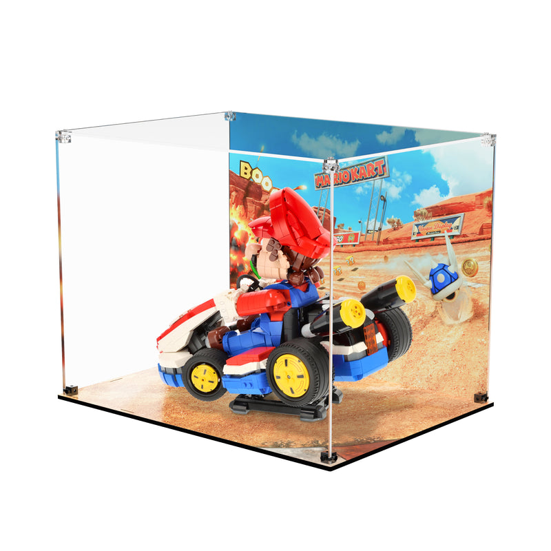 Load image into Gallery viewer, LEGO 72037 Mario Kart – Mario &amp; Standard Kart - Display Case
