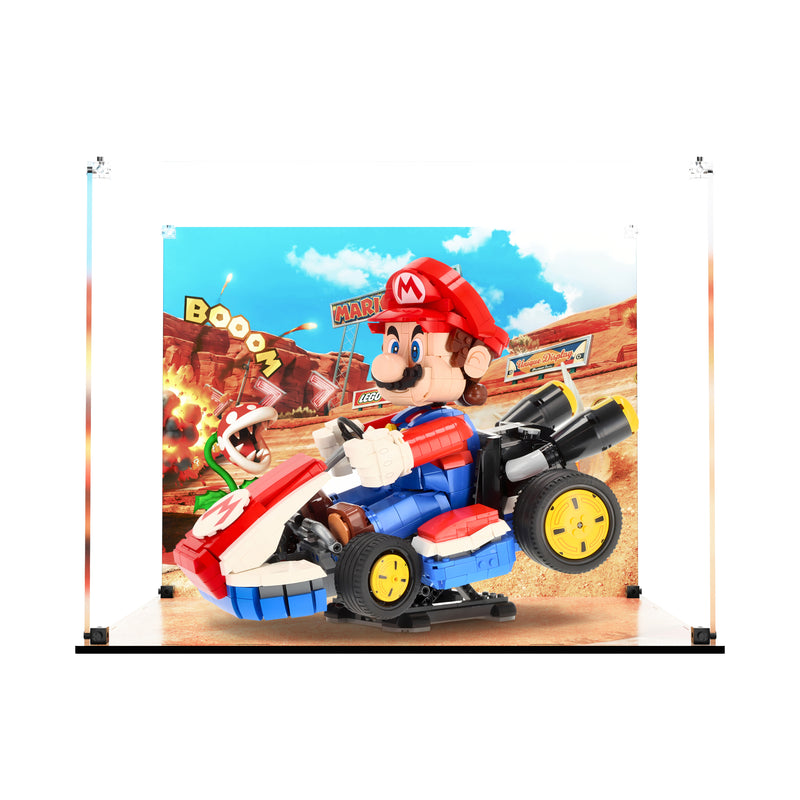 Load image into Gallery viewer, LEGO 72037 Mario Kart – Mario &amp; Standard Kart - Display Case
