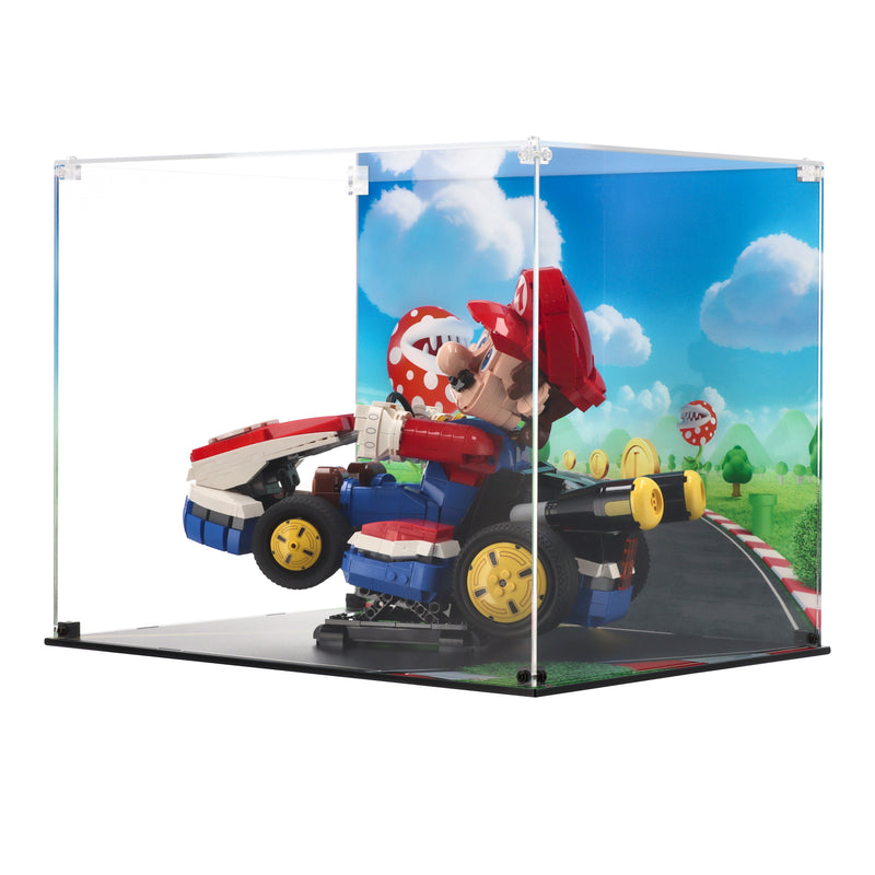Load image into Gallery viewer, LEGO 72037 Mario Kart – Mario &amp; Standard Kart - Display Case
