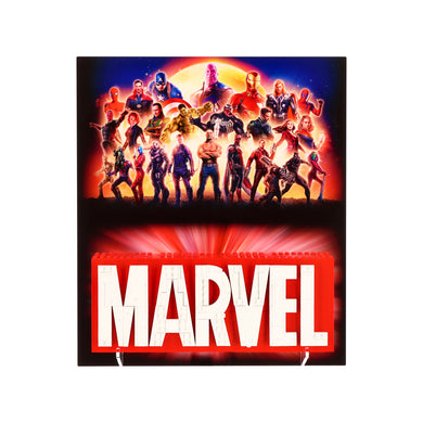 Wall Display for LEGO 76313 MARVEL Logo & Minifigures