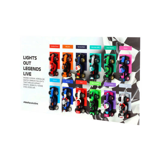 LEGO 71049 F1 Collectible Race Cars - Wall Display
