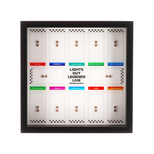 ICUANUTY Tableau mural pour objets de collection Lego 71049 – Voitures de course F1, compatible avec les amateurs de cadre de montage mural de voiture Lego F1 (modèle non inclus), dimensions ICUANUTY Tableau mural pour objets de collection Lego 71049 – Voitures de course F1, compatible avec les amateurs de cadre de montage mural de voiture Lego F1 (modèle non inclus), dimensions