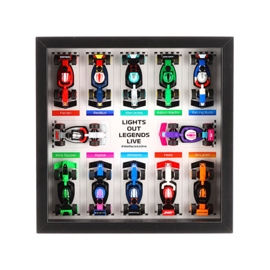 LEGO 71049 F1 Collectible Race Cars Display Compatible with Ikea SANNAHED Frame