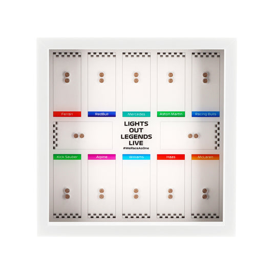 LEGO 71049 F1 Collectible Race Cars Display Compatible with Ikea SANNAHED Frame