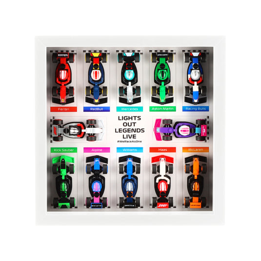 LEGO 71049 F1 Collectible Race Cars Display Compatible with Ikea SANNAHED Frame