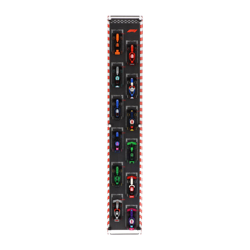Load image into Gallery viewer, Wall Mounted Display Case for LEGO F1 Collectible Race Cars (71049)
