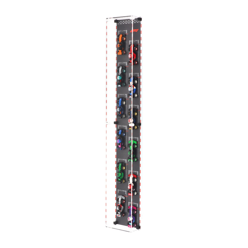 Load image into Gallery viewer, Wall Mounted Display Case for LEGO F1 Collectible Race Cars (71049)
