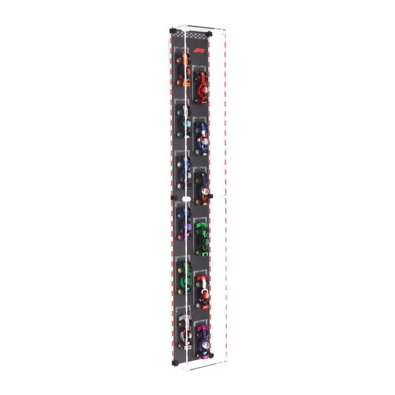 Load image into Gallery viewer, Wall Mounted Display Case for LEGO F1 Collectible Race Cars (71049)
