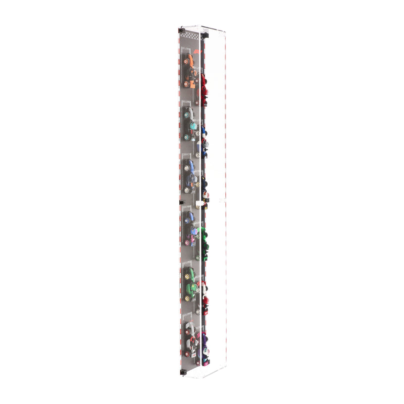 Load image into Gallery viewer, Wall Mounted Display Case for LEGO F1 Collectible Race Cars (71049)
