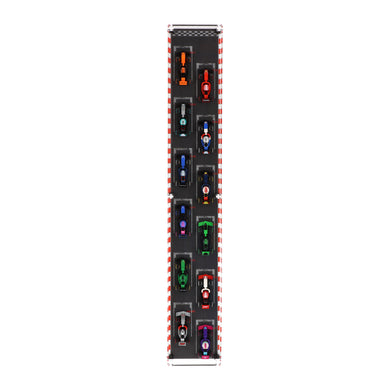 Wall Mounted Display Case for LEGO F1 Collectible Race Cars (71049)