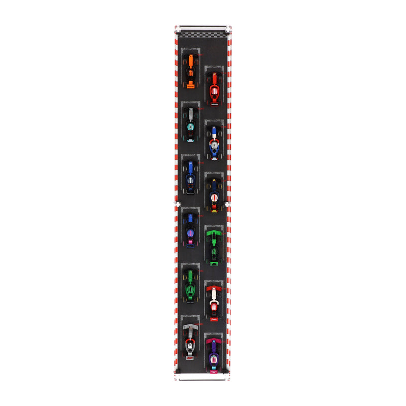 Load image into Gallery viewer, Wall Mounted Display Case for LEGO F1 Collectible Race Cars (71049)
