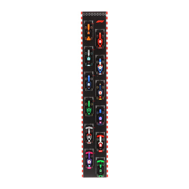 Wall Mounted Display for LEGO F1 Collectible Race Cars (71049)