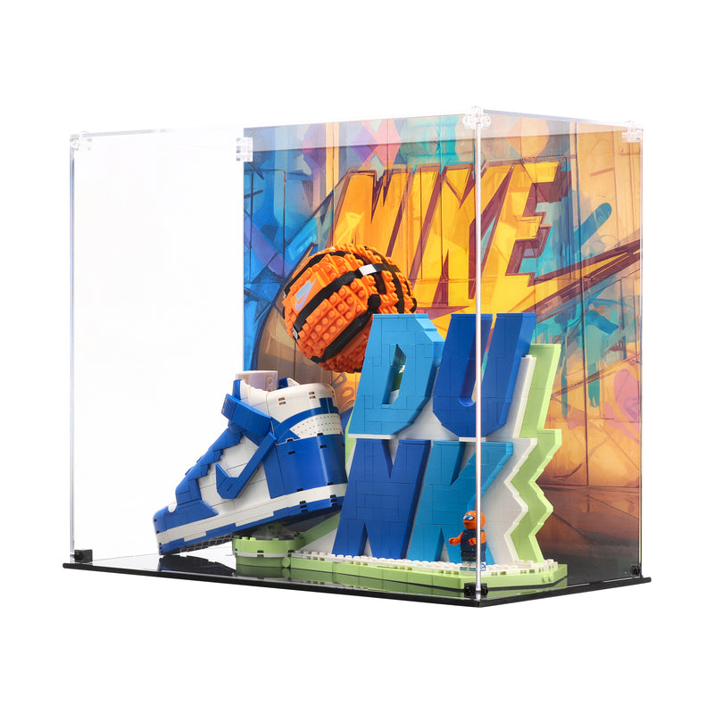 Load image into Gallery viewer, Lego 43008 Nike Dunk x LEGO Set - Display Case
