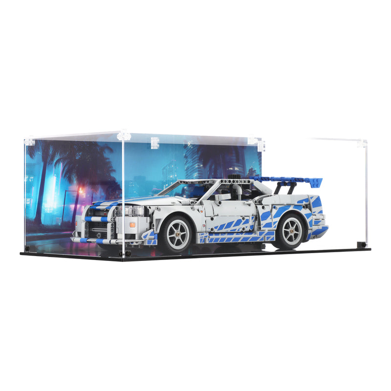 Load image into Gallery viewer, LEGO 422102 Fast 2 Furious Nissan Skyline GT-R (R34) Car - Display Case
