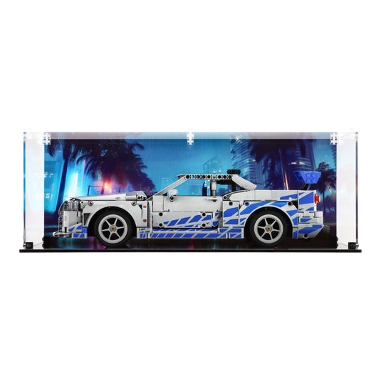 LEGO 422102 Fast 2 Furious Nissan Skyline GT-R (R34) Car - Display Case