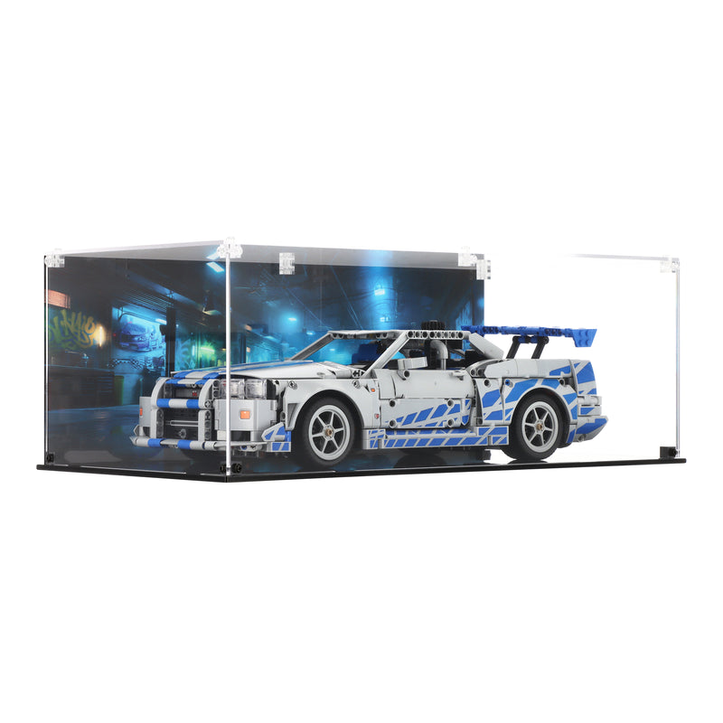 Load image into Gallery viewer, LEGO 422102 Fast 2 Furious Nissan Skyline GT-R (R34) Car - Display Case
