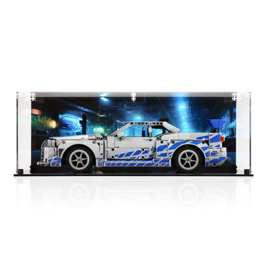 LEGO 422102 Fast 2 Furious Nissan Skyline GT-R (R34) Car - Display Case