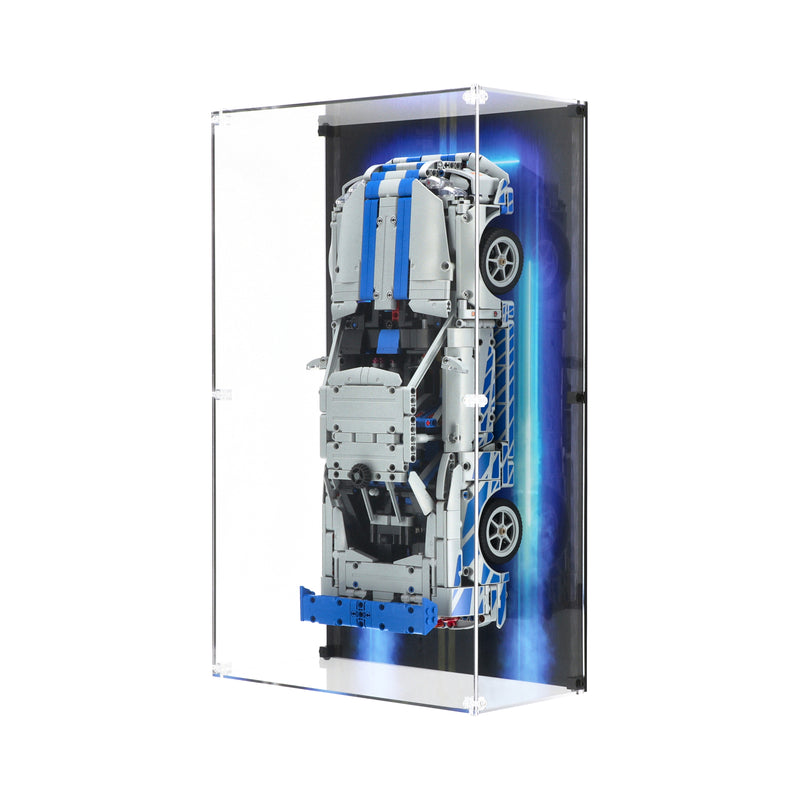 Load image into Gallery viewer, LEGO 42210 2 Fast 2 Furious Nissan Skyline GT-R - Wall Mounted Display Case
