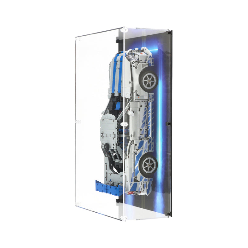 Load image into Gallery viewer, LEGO 42210 2 Fast 2 Furious Nissan Skyline GT-R - Wall Mounted Display Case
