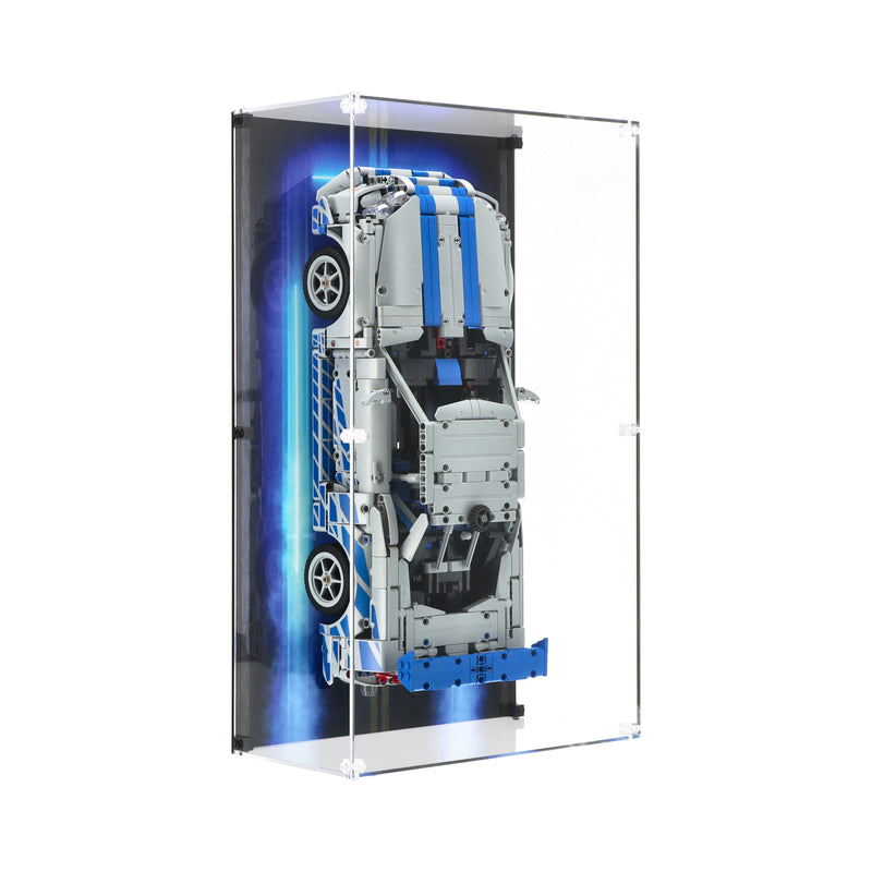 Load image into Gallery viewer, LEGO 42210 2 Fast 2 Furious Nissan Skyline GT-R - Wall Mounted Display Case
