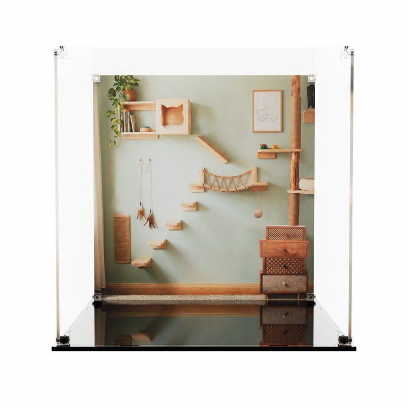 Load image into Gallery viewer, LEGO 21376 Orange Cat - Display Case
