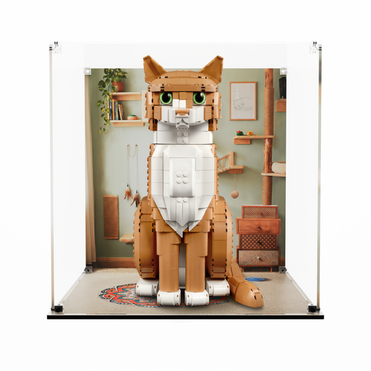 LEGO 21376 Orange Cat - Display Case