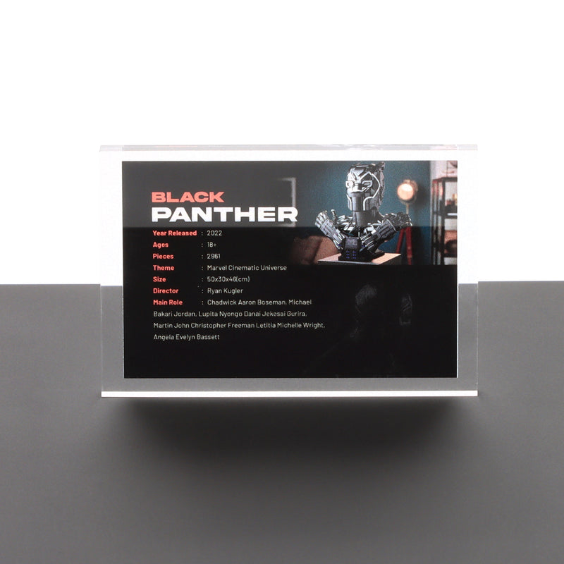 Load image into Gallery viewer, Lego 76215 Black Panther - Display Plaque
