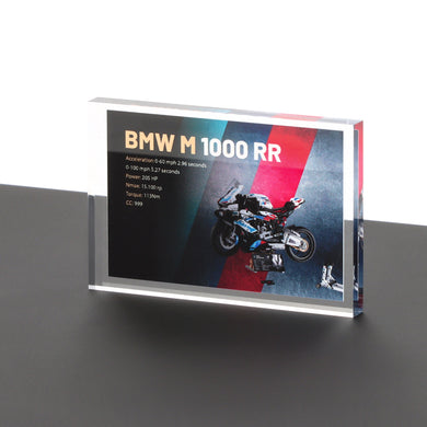 Lego 42130 BMW M 1000 RR - Display Plaque
