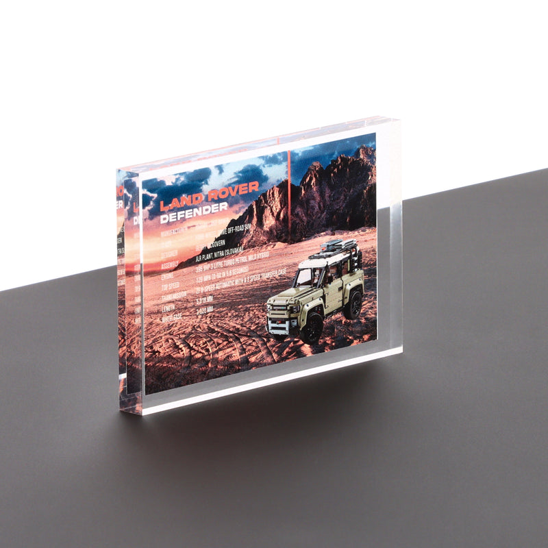 Load image into Gallery viewer, Lego 42110 Land Rover Defender - Display Plaque
