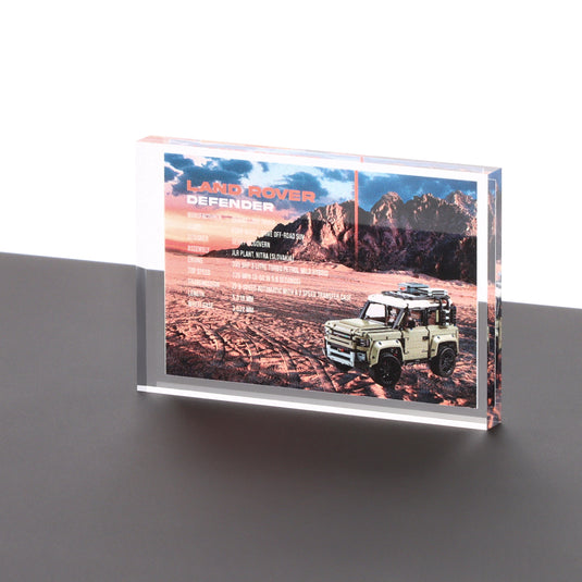 Lego 42110 Land Rover Defender - Display Plaque