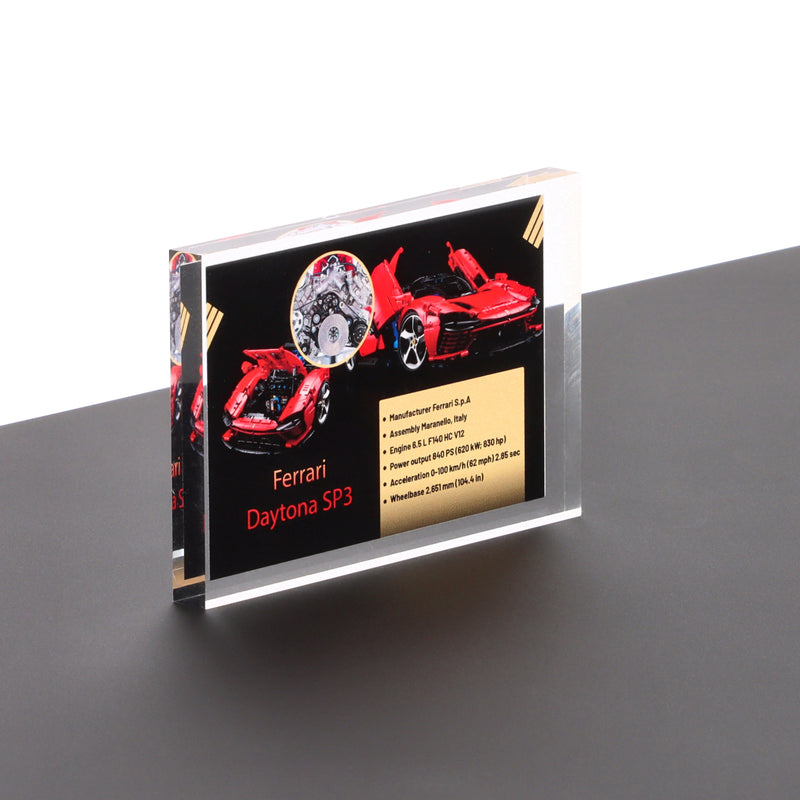 Load image into Gallery viewer, Lego 42143 Ferrari Daytona SP3 - Display Plaque
